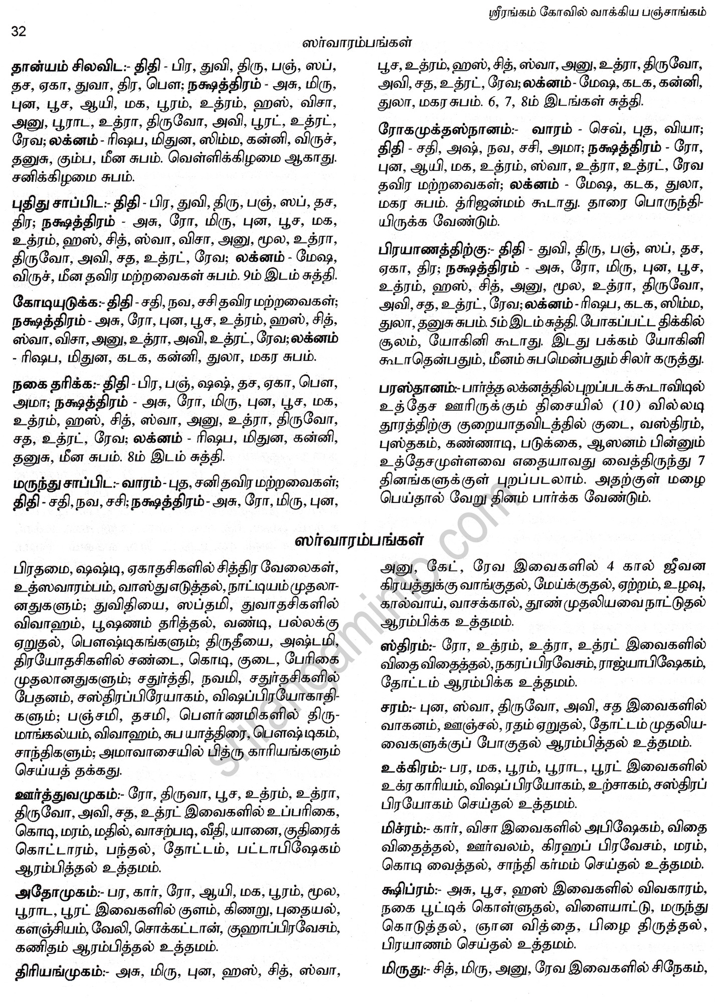 Panchangam